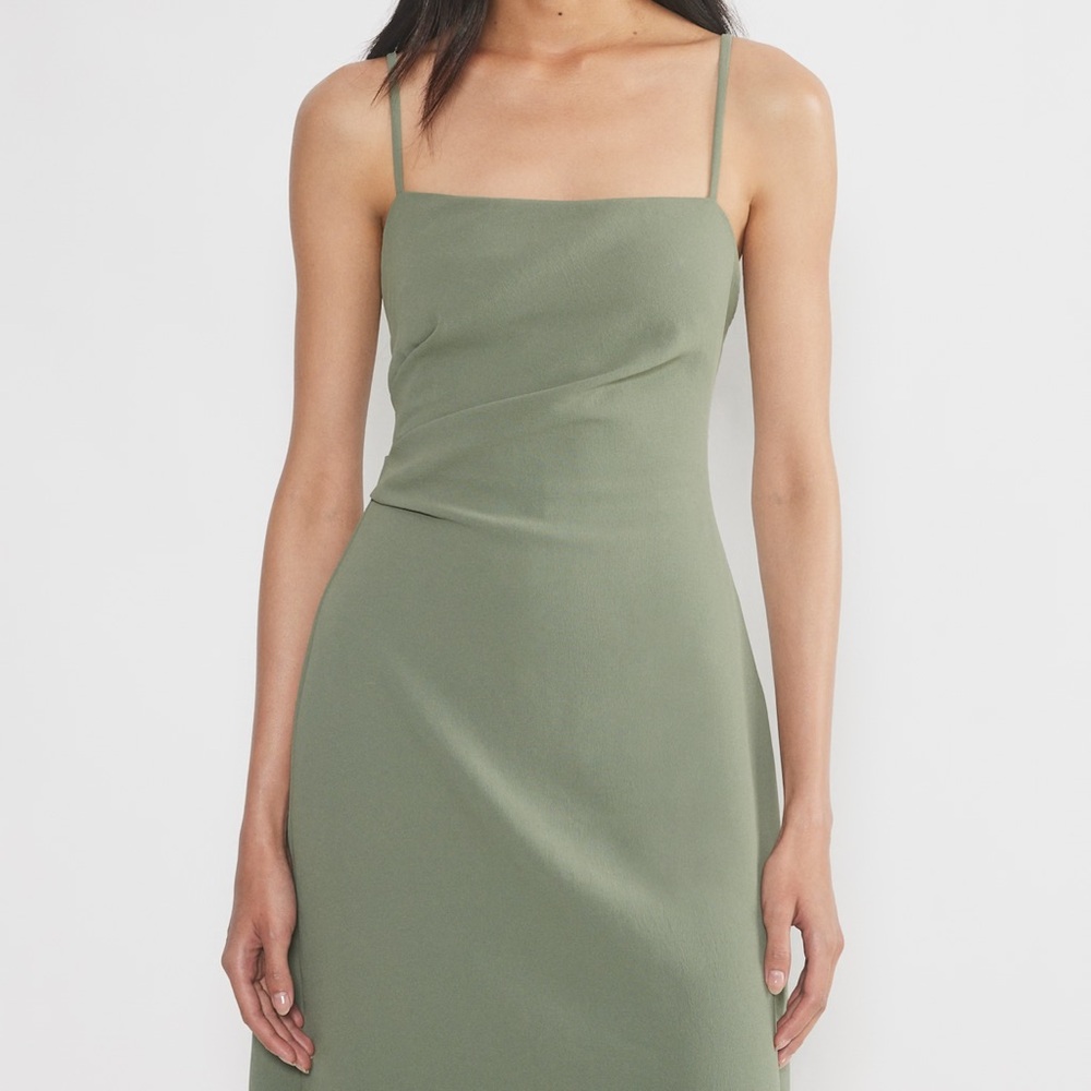 Aritzia Ninnette Dress in Sage Green - Picture 2 of 13